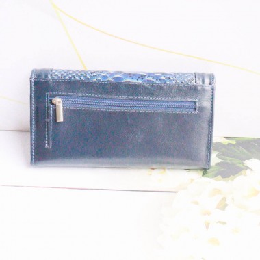 Billetera mujer azul