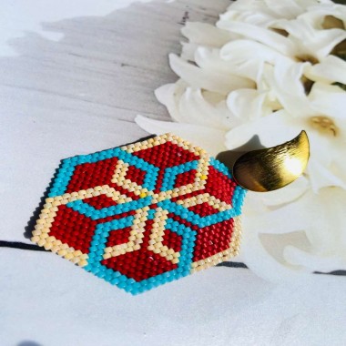 Aretes Hexágono - Miyuki