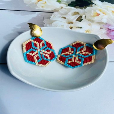 Aretes Hexágono - Miyuki