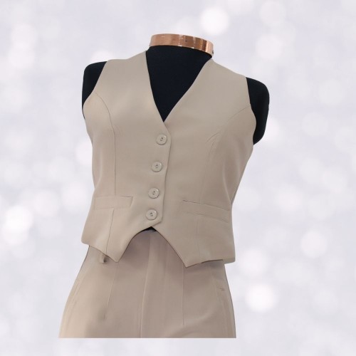 Chaleco Diva Beige