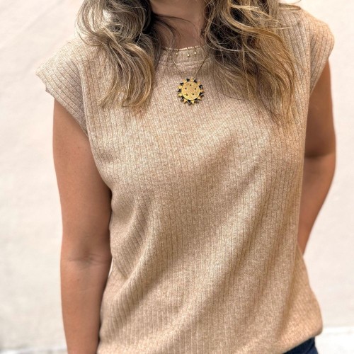 Blusa Letty Camel