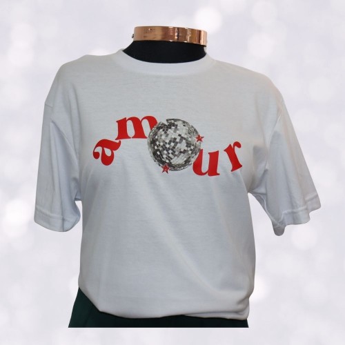 Camiseta Algodón Oversized Amor