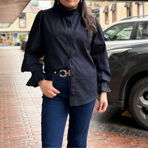 Camisa Andrea Azul Noche
